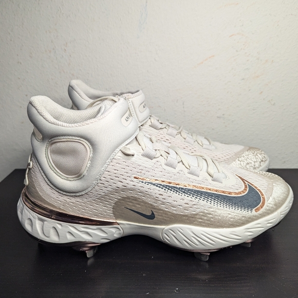 Mens Sizes Nike Alpha Huarache Elite 4 Mid Jackie Robinson Day Baseball Cleats - Picture 6 of 10